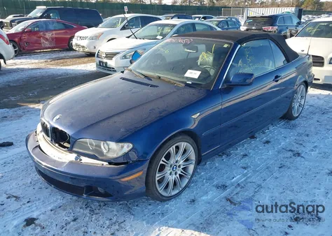 2005 BMW 330Ci z USA, uszkodzony, nr VIN WBABW53425PL48543